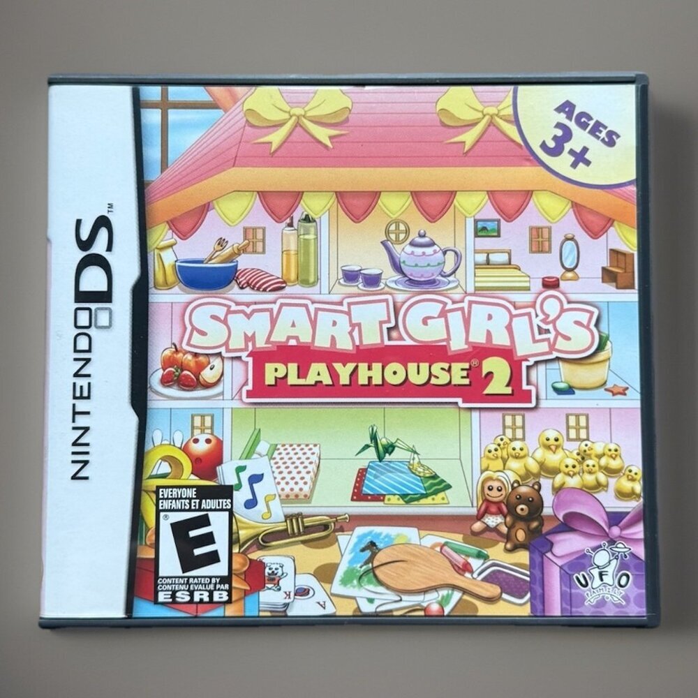Smart Girl's Playhouse 2 (Nintendo DS, 2009) Complete in Box CIB WORKING TESTED‎